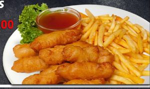 Chicken Strips with French Fries